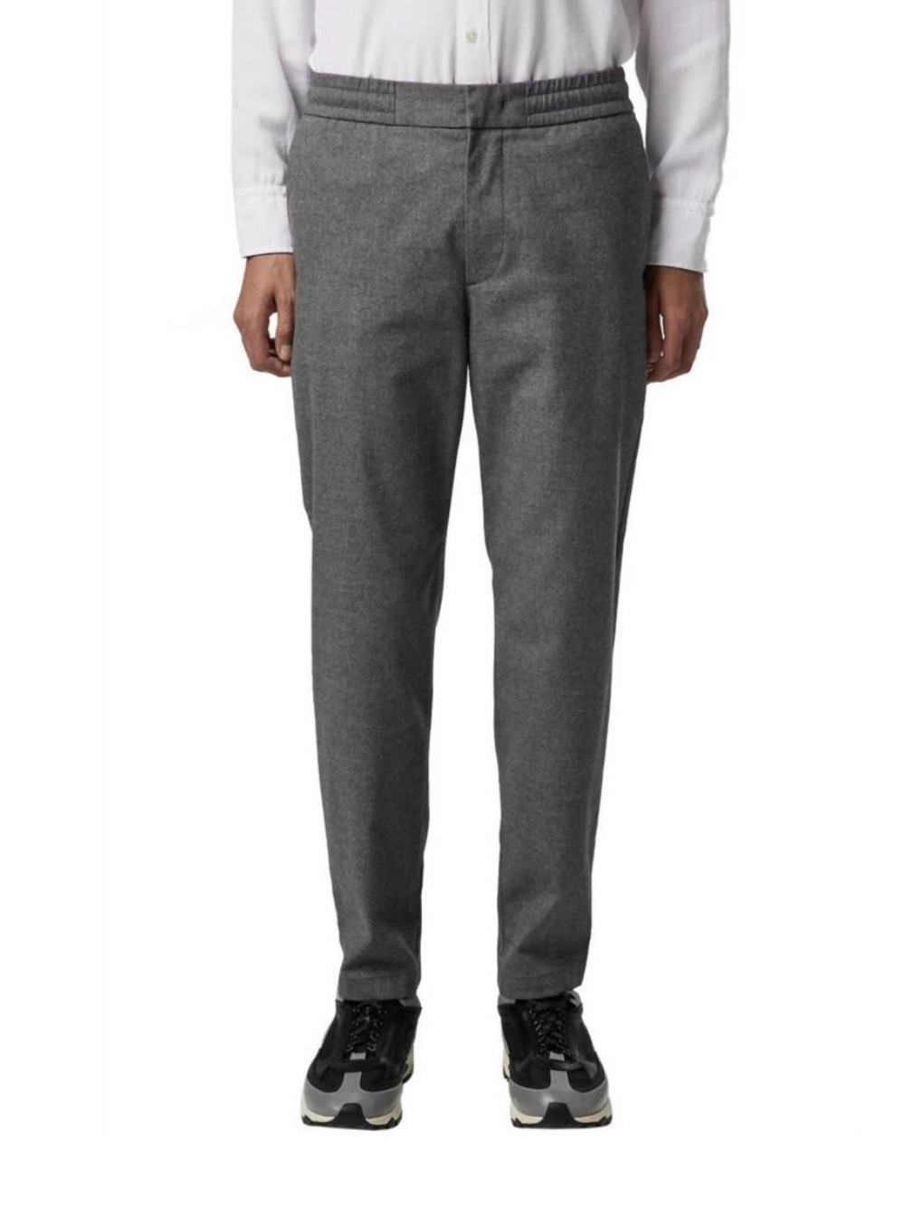 NN07 Mens Foss Slim-Fit Melange Twill Pants 32x32 Grey